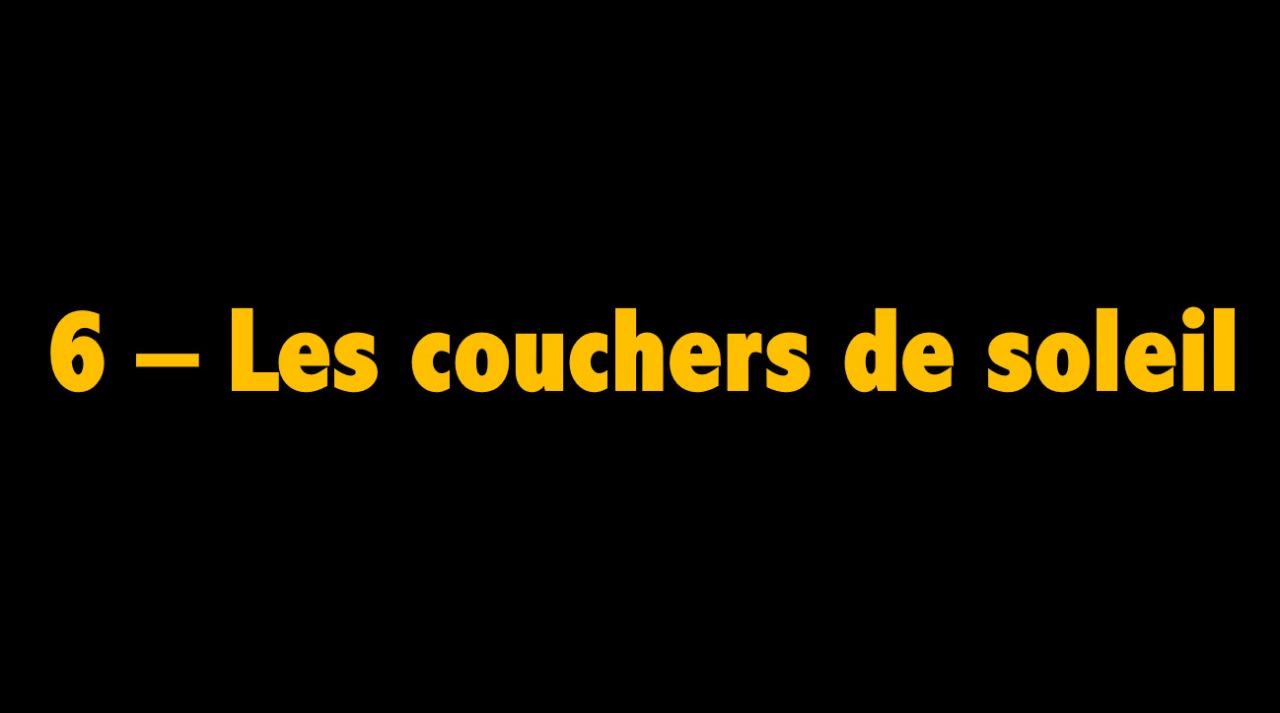 06 Les couchers de soleil