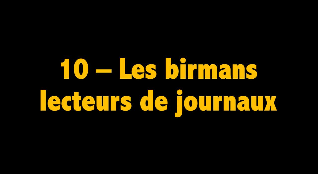 10 Les lecteurs de journaux