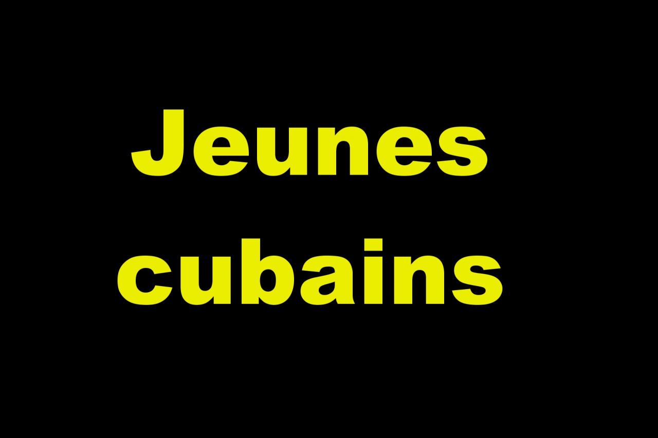 Cubains jeunes