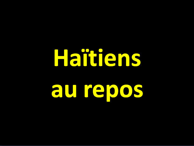 Haïtiens au repos
