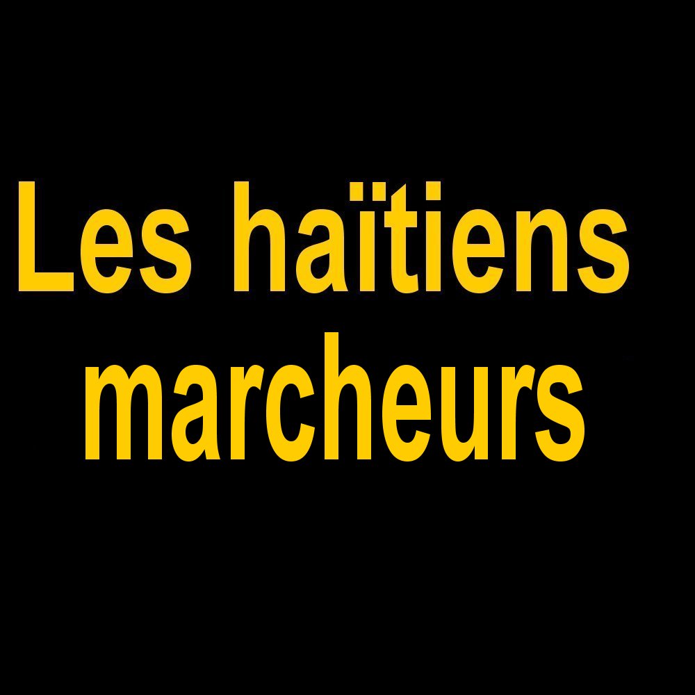 Intercalaires Les haïtiens marchant