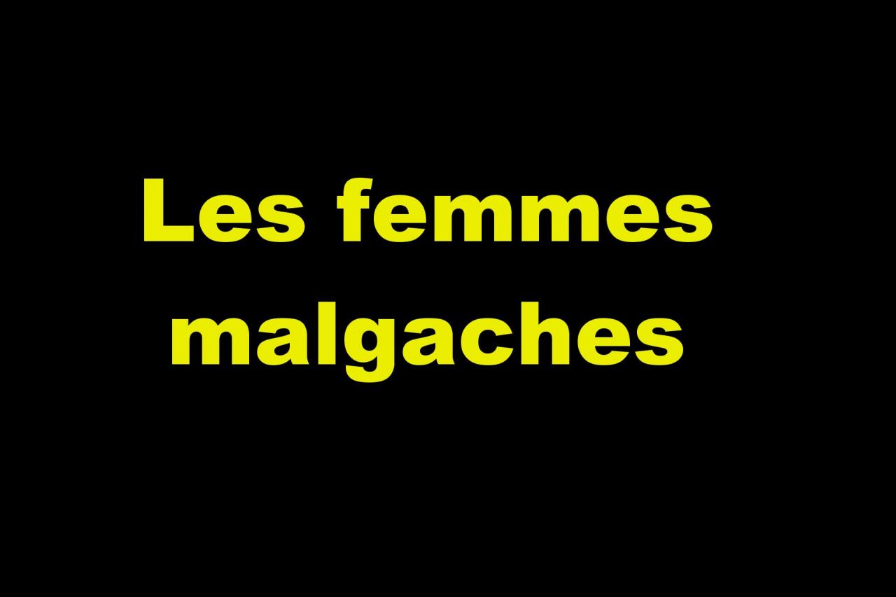 _Les femmes malgaches