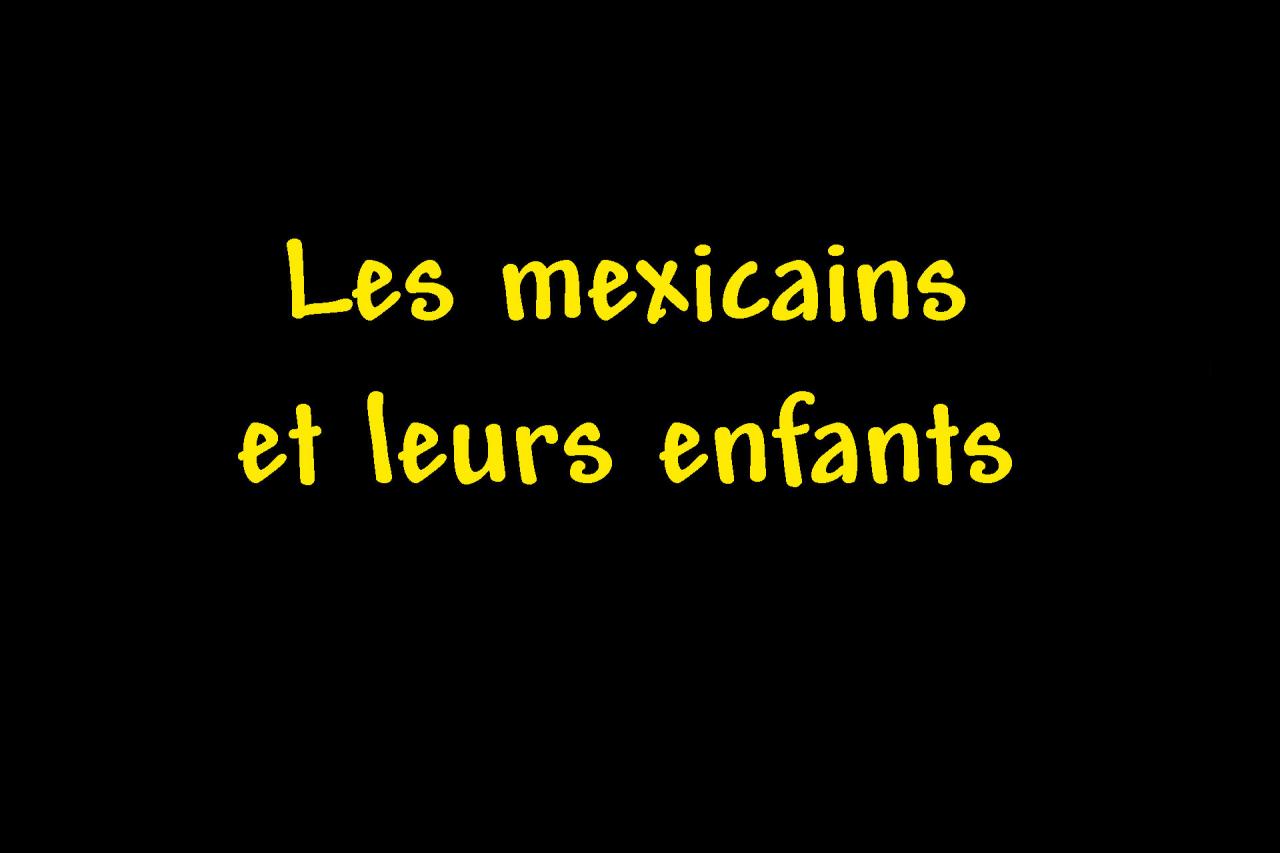 _Les mexicains et leurs enfants Page intercalaire vierge